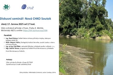 Zveme vás na diskusní seminář CHKO Soutok – 17. 6. od 17 hod.